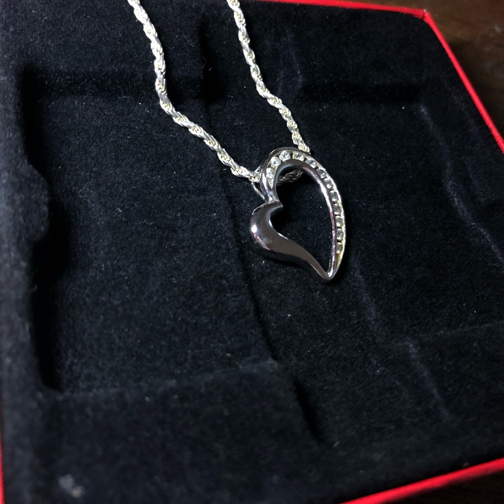 Heart shaped pandora necklace